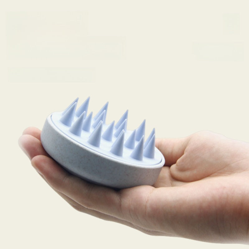 Cross-Border Soft-Tooth Shampoo Brush, Scrub Surface Scalp Cleaning Care Comb, Household New Wheat Straw Massage Shampoo Artifact