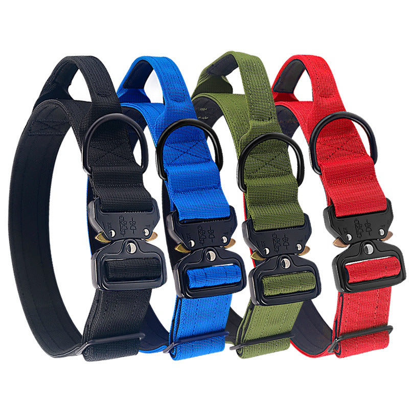 Cross-Border Tactical Collar for Medium and Large Dogs