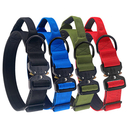 Cross-Border Tactical Collar for Medium and Large Dogs