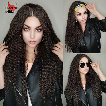cross-border wig chemical fiber mechanism headgear