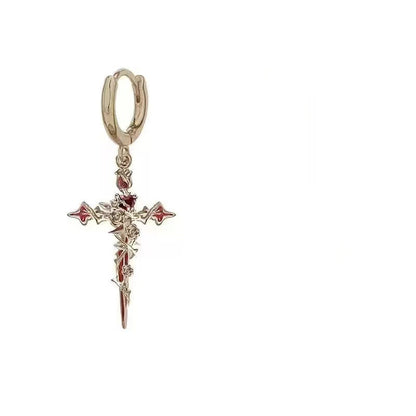 cross earrings