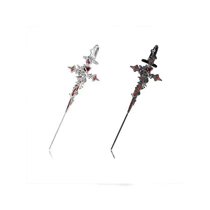 cross earrings