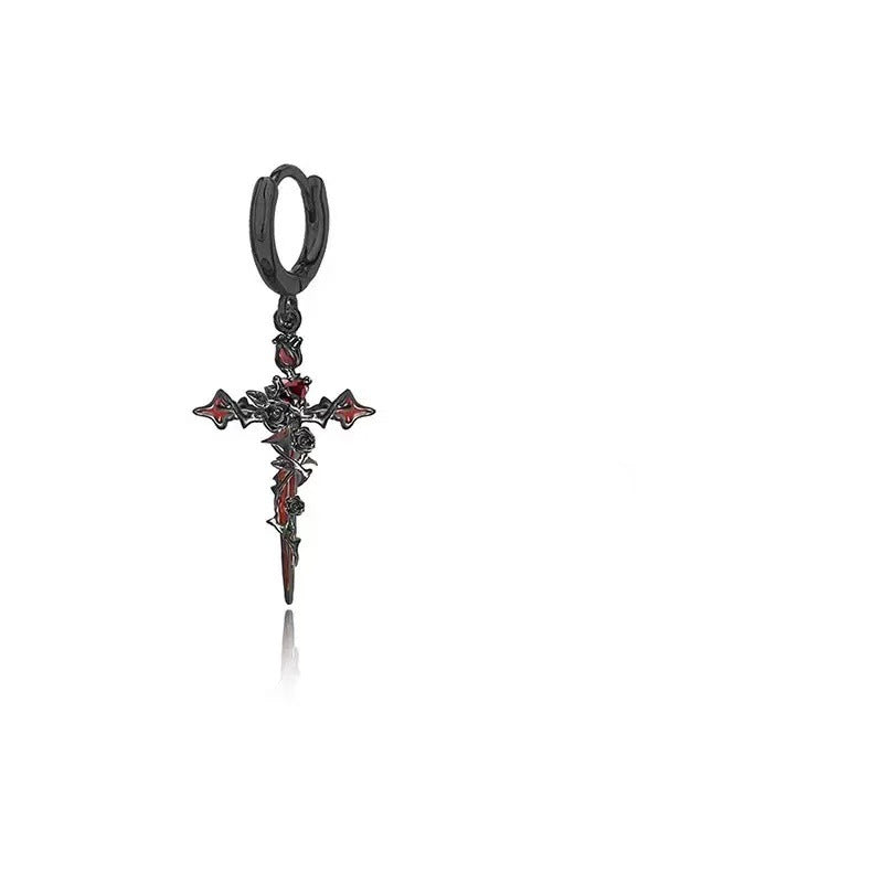 cross earrings