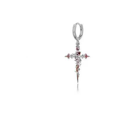 cross earrings