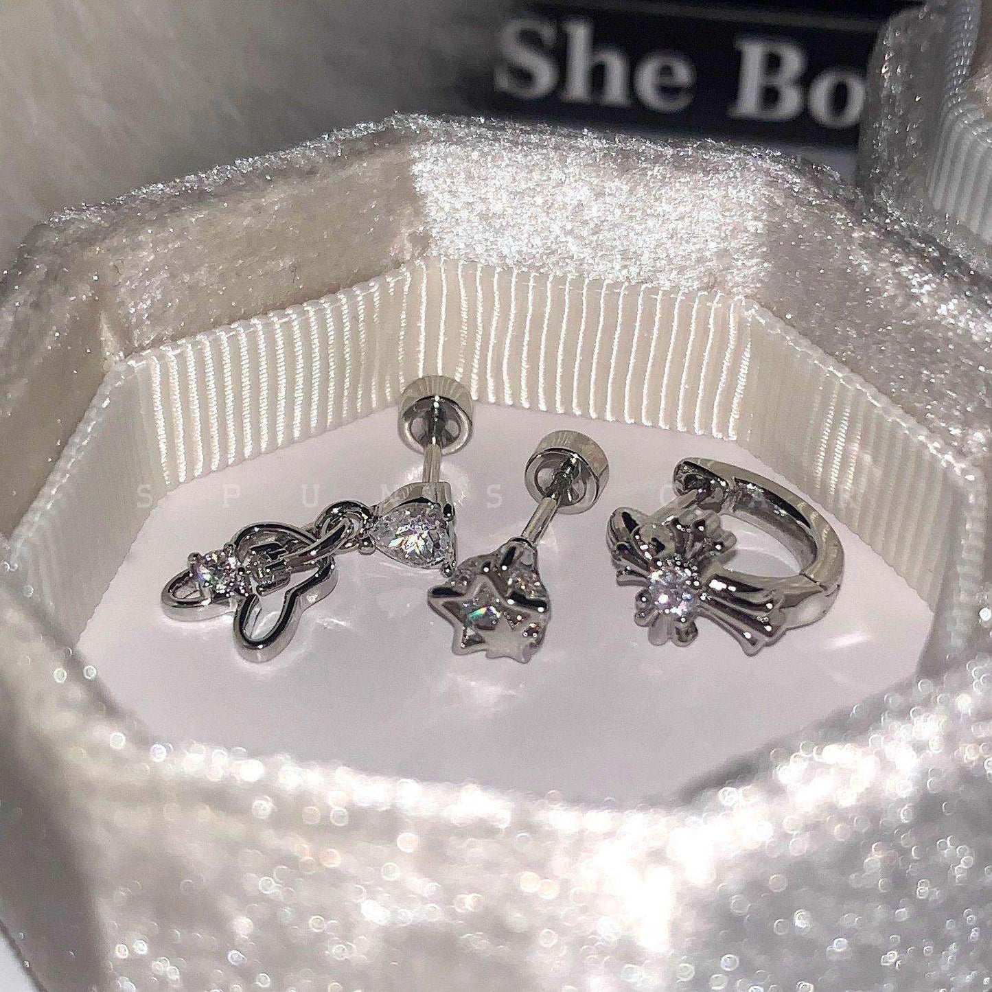 Cross earrings