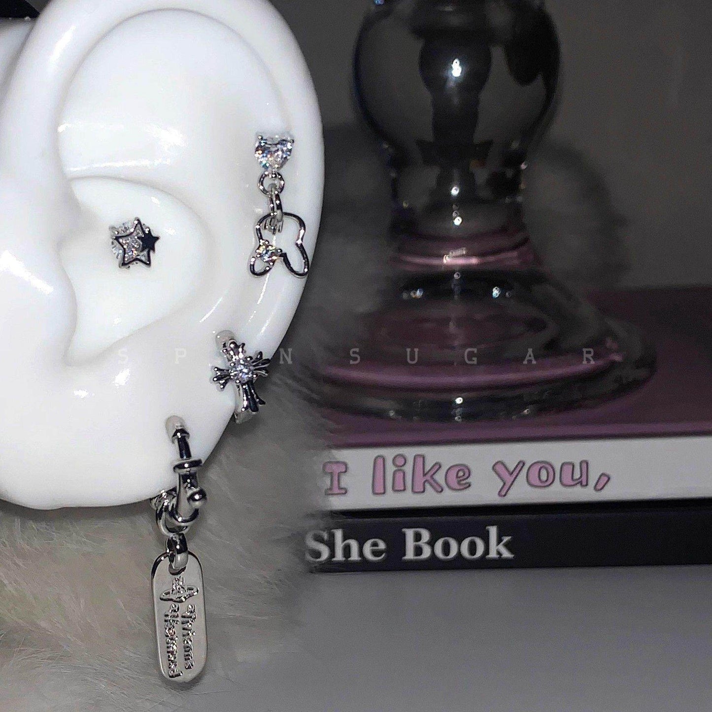 Cross earrings
