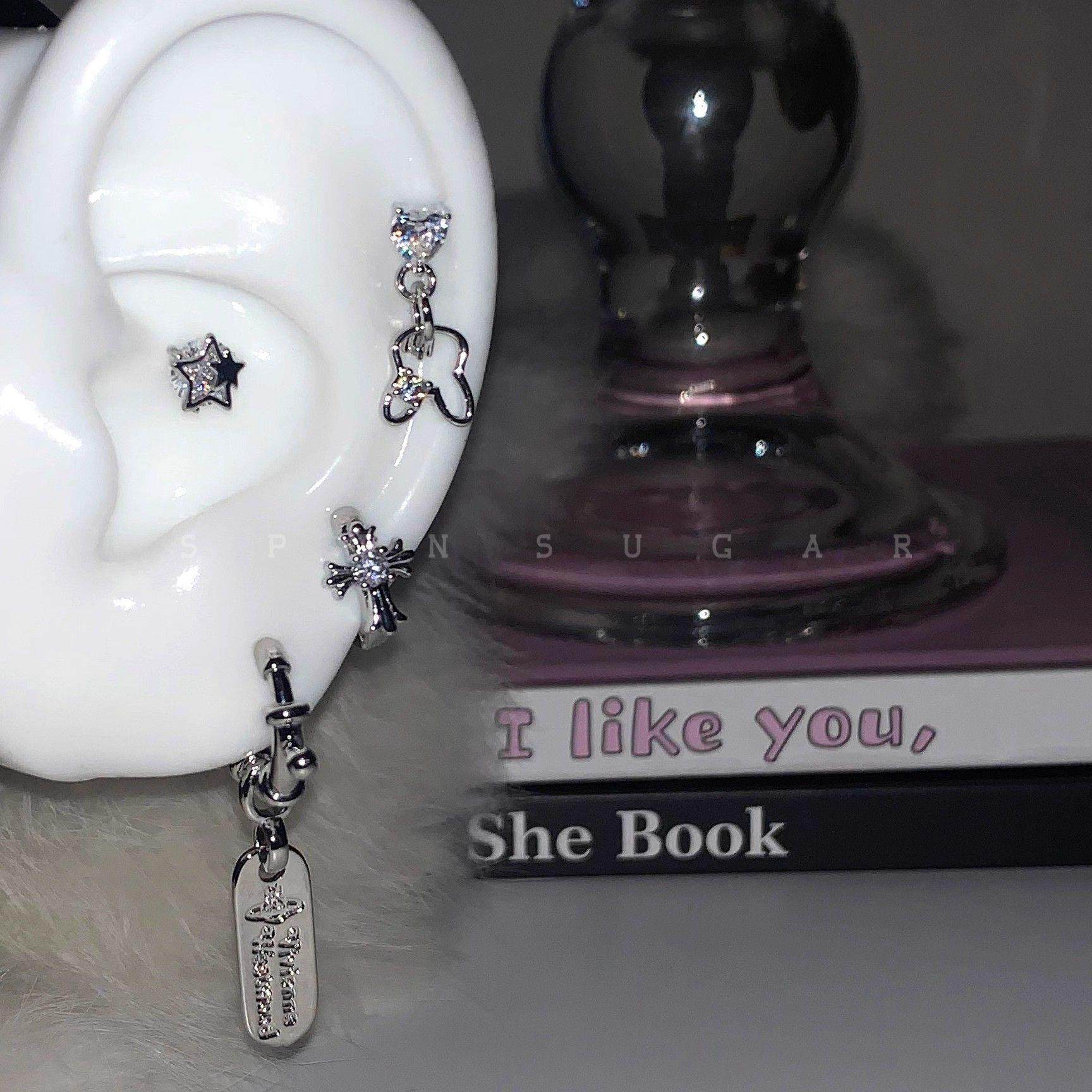 Cross earrings