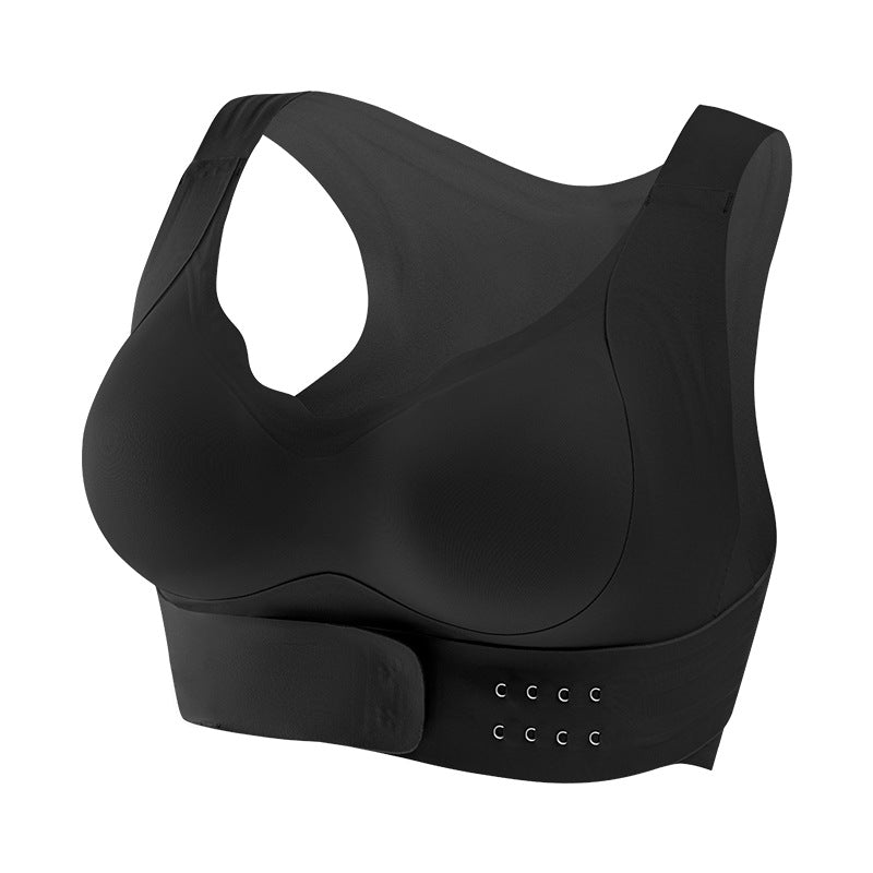 Cross Front Push-Up Sports Bra