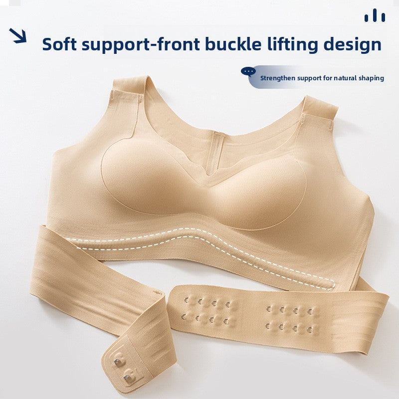 Cross Front Push-Up Sports Bra