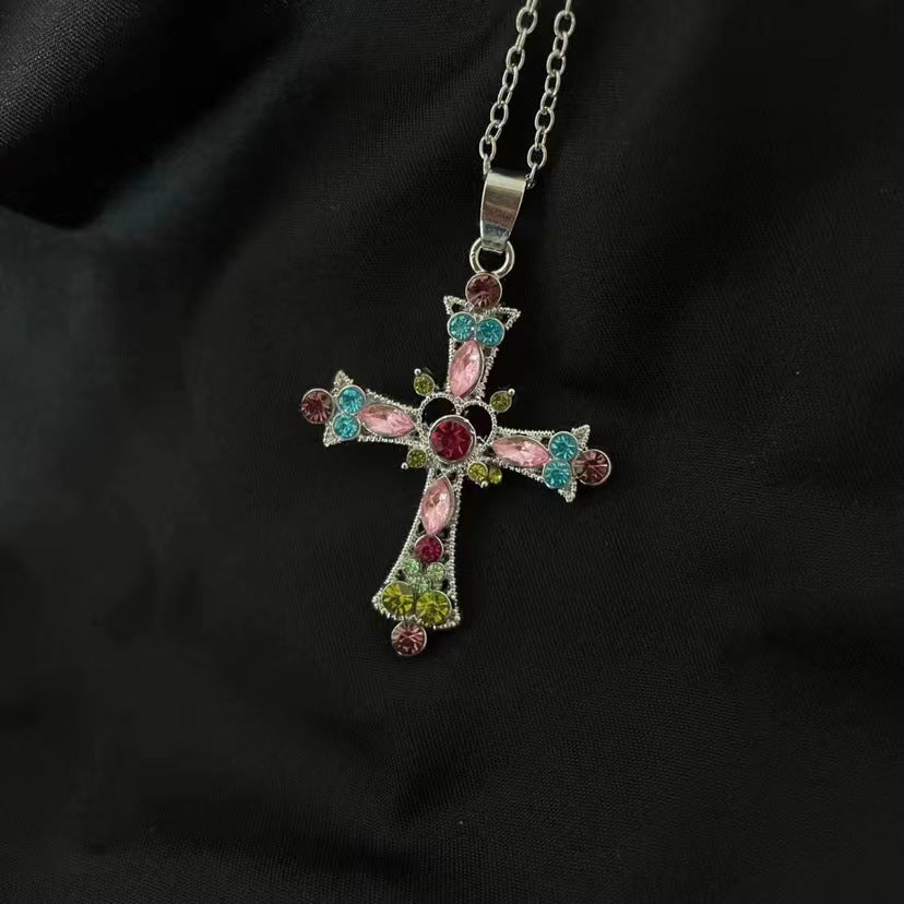Cross necklace woman
