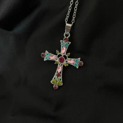 Cross necklace woman