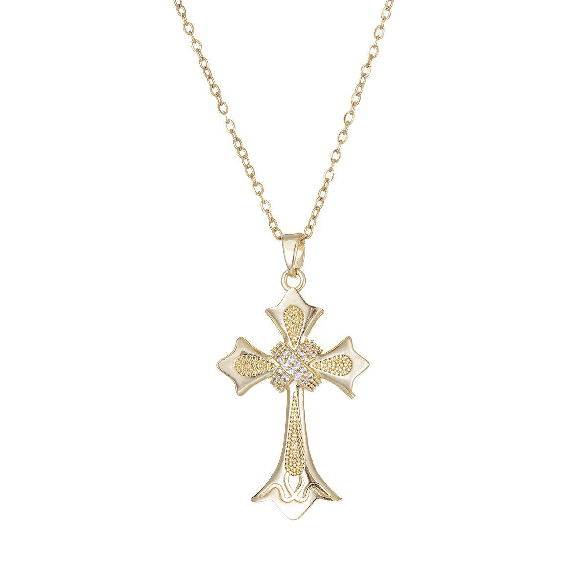 Cross pendant necklace