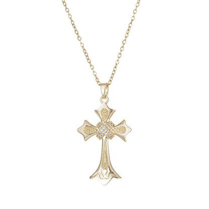 Cross pendant necklace
