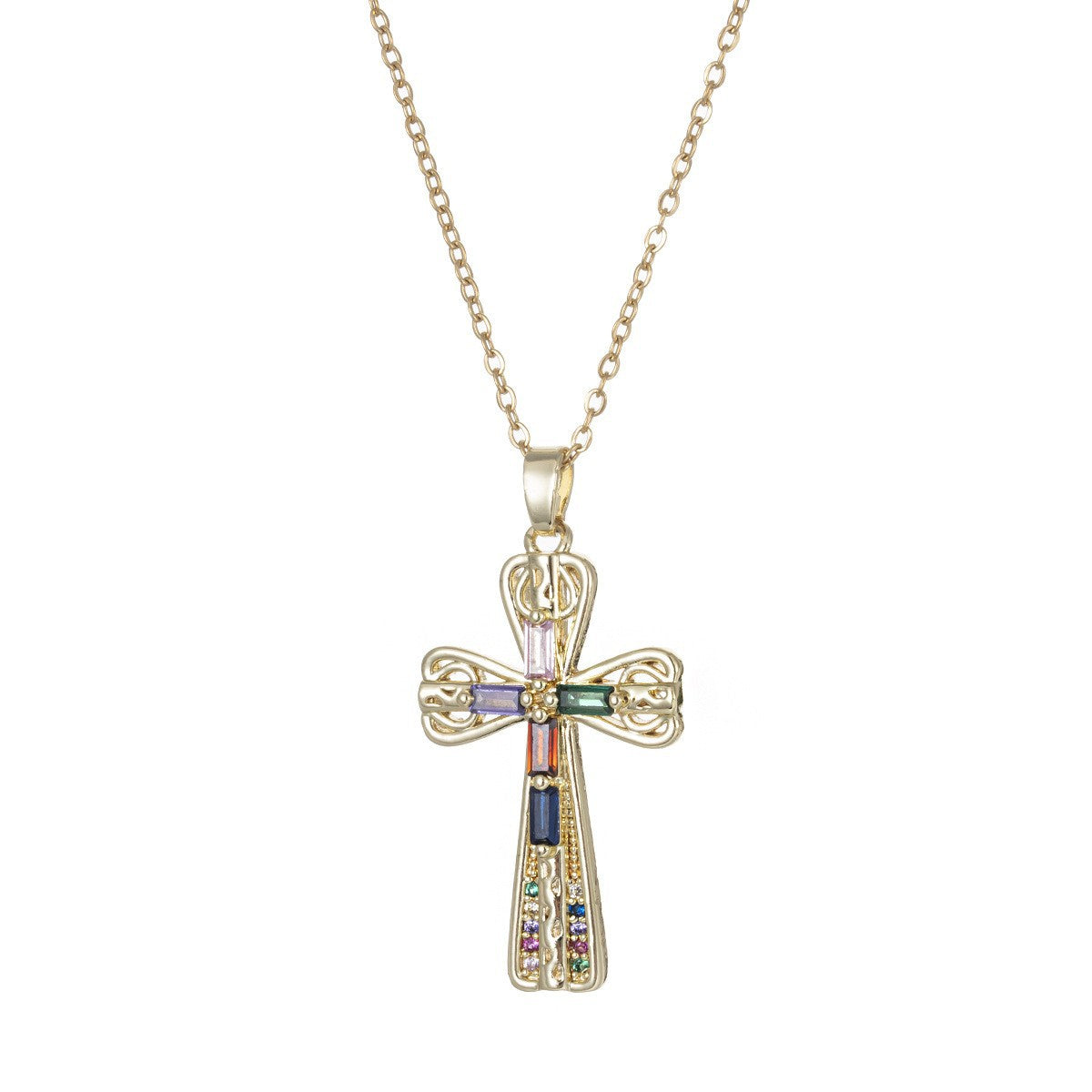 Cross pendant necklace