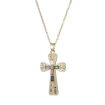 Cross pendant necklace