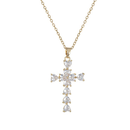 Cross pendant necklace