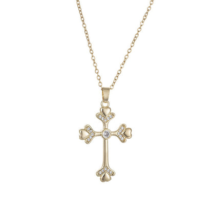 Cross pendant necklace