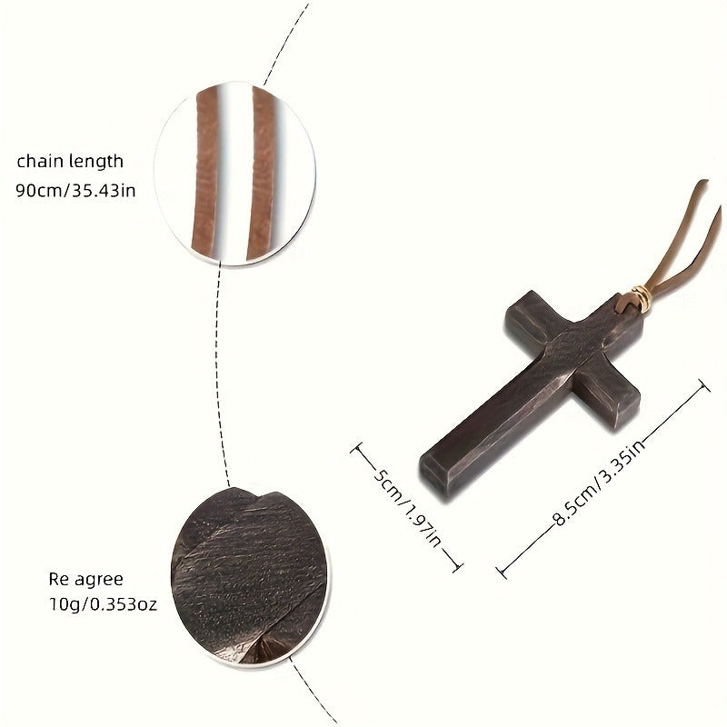 Cross-shaped car pendant