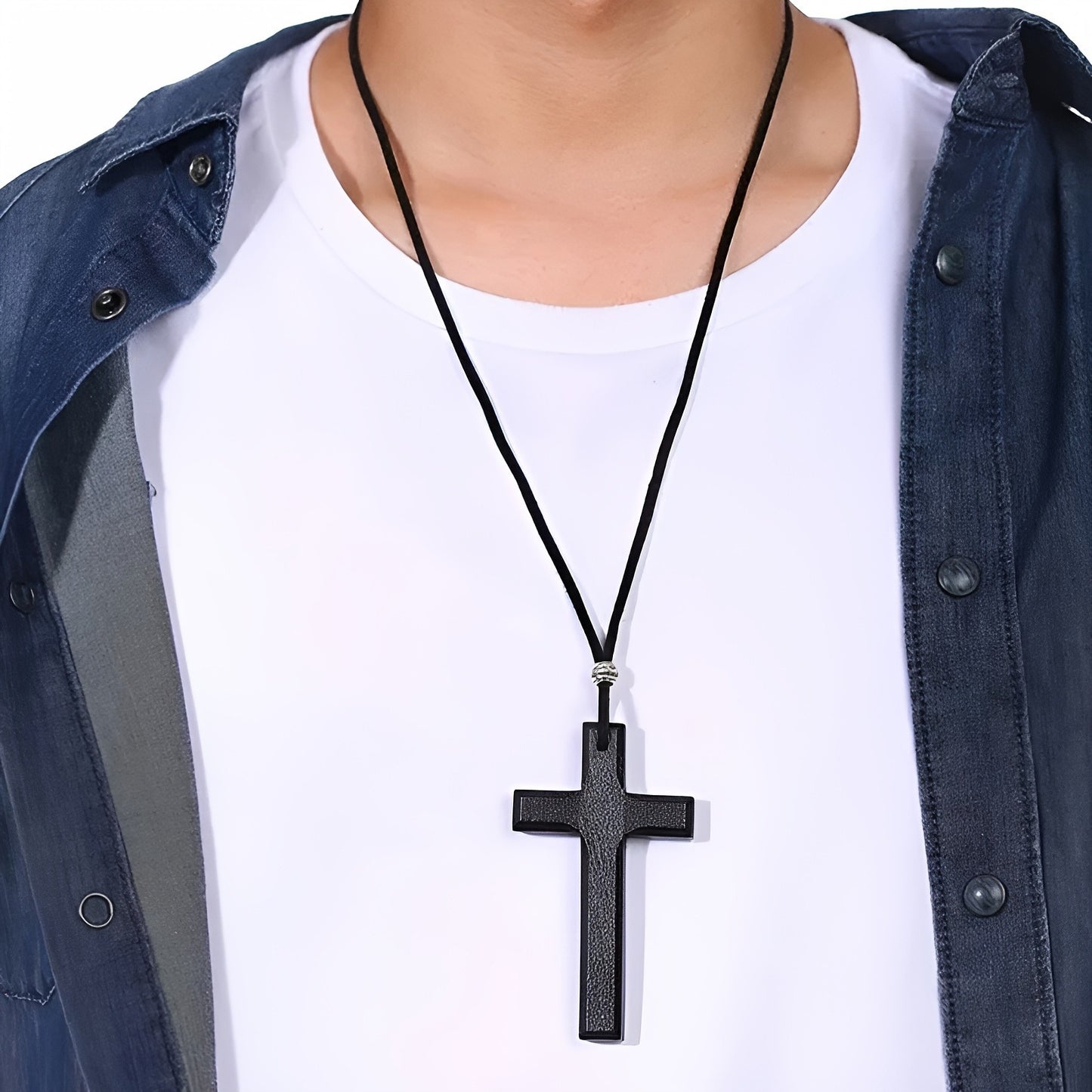 Cross-shaped car pendant