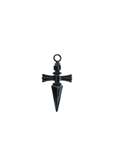 Cross-shaped couple necklace