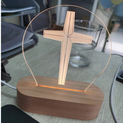 Cross-shaped LED Night Light