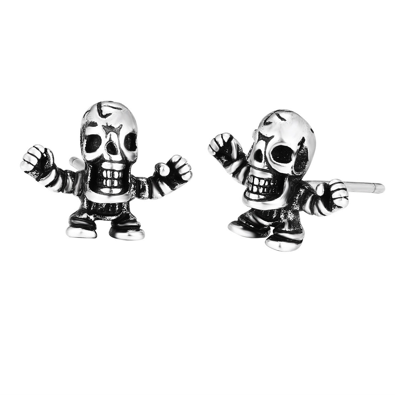 Cross-shaped stud earrings
