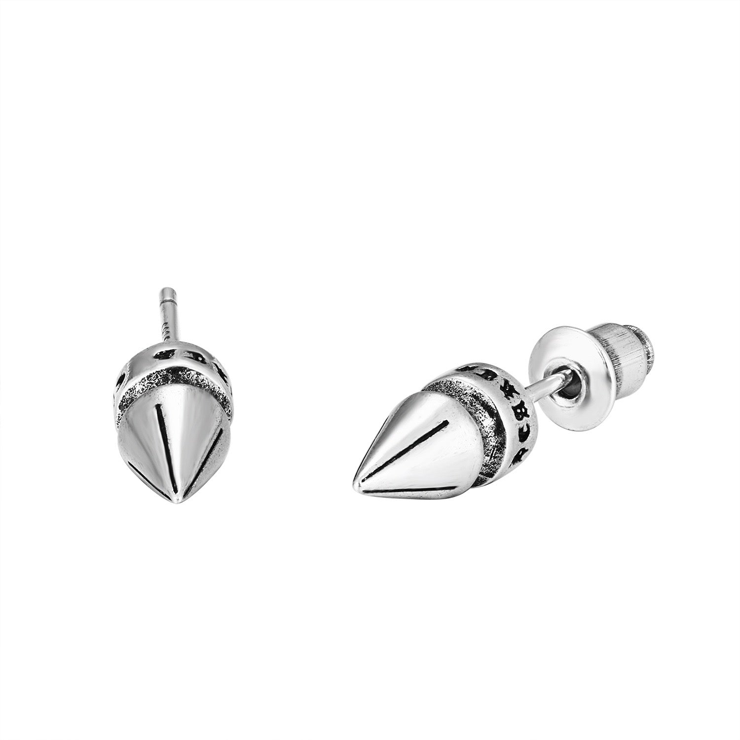 Cross-shaped stud earrings