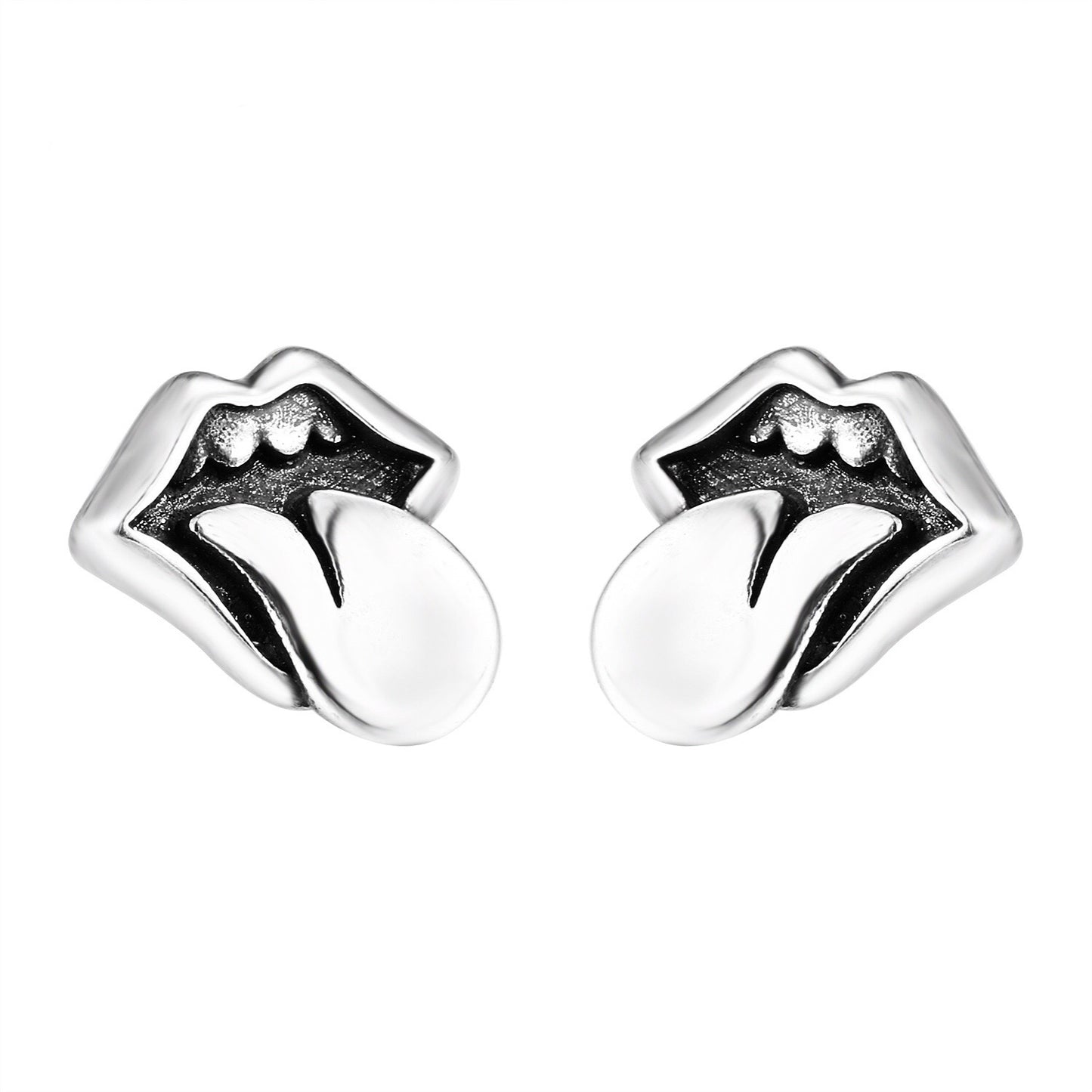 Cross-shaped stud earrings