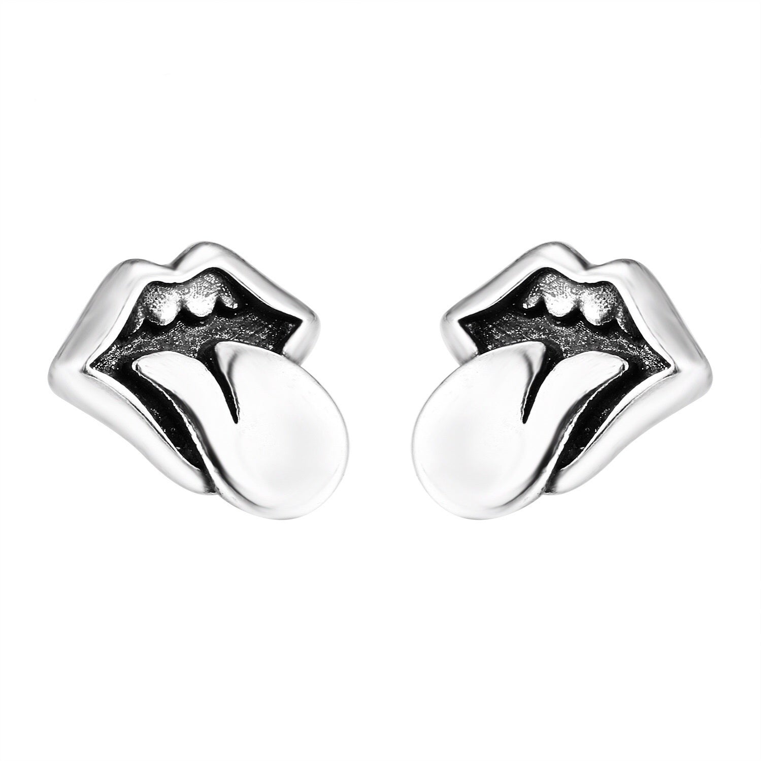 Cross-shaped stud earrings