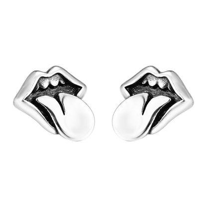 Cross-shaped stud earrings