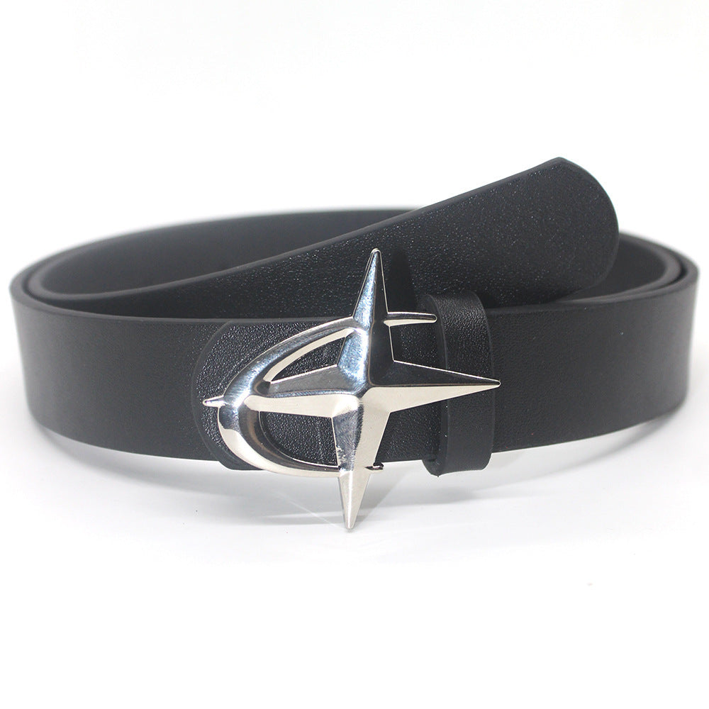 Cross Star Buckle Fashion Belt