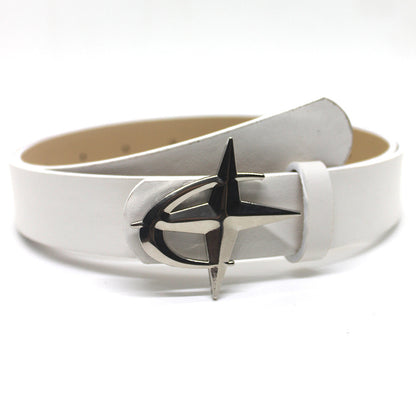Cross Star Buckle Fashion Belt