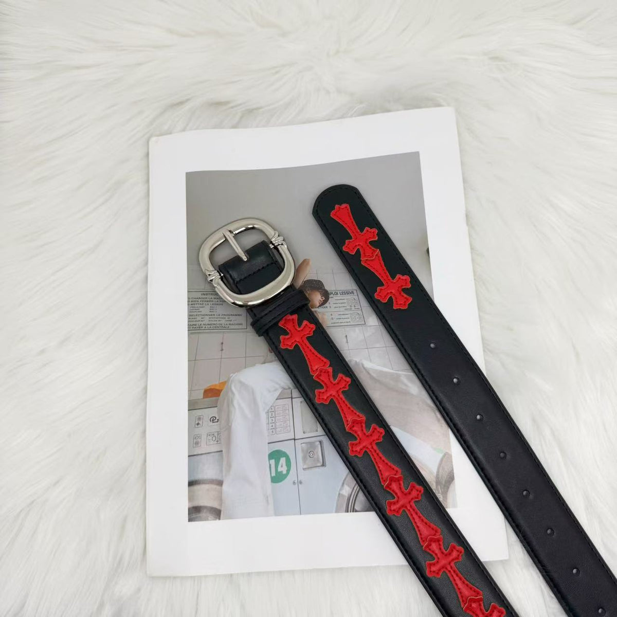 Cross with belt