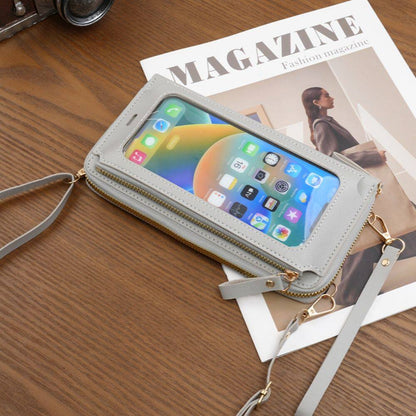 Crossbody Bag for Money and Phone, Transparent