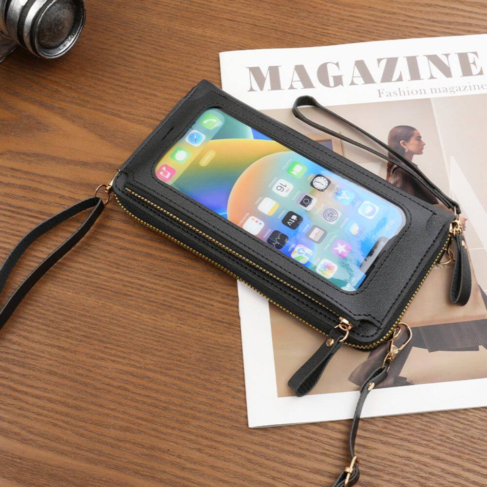 Crossbody Bag for Money and Phone, Transparent