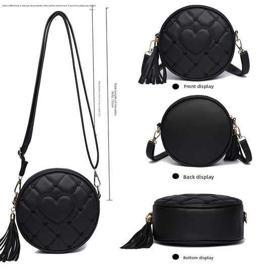 Crossbody bag - heart-shaped small bag