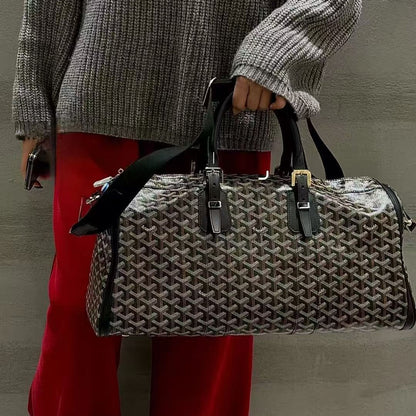 Crossbody bag with a briefcase pouch