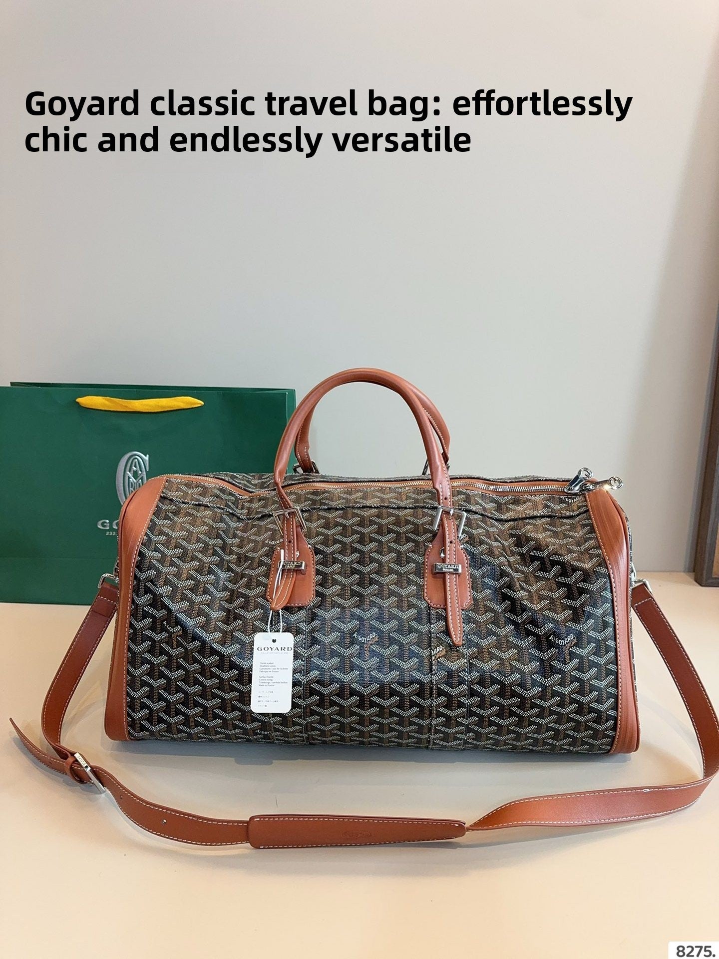 Crossbody bag with a briefcase pouch