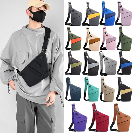 Crossbody Chest Bag with Anti-theft Design