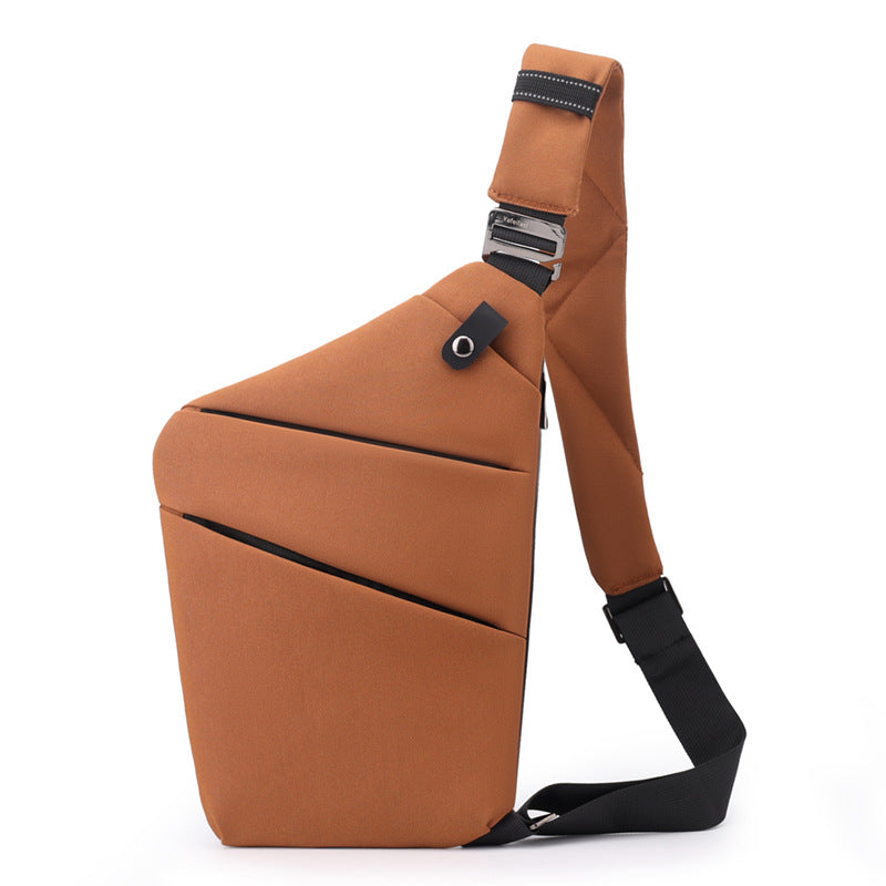Crossbody Chest Bag with Anti-theft Design