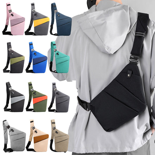 Crossbody Chest Bag with Anti-theft Design
