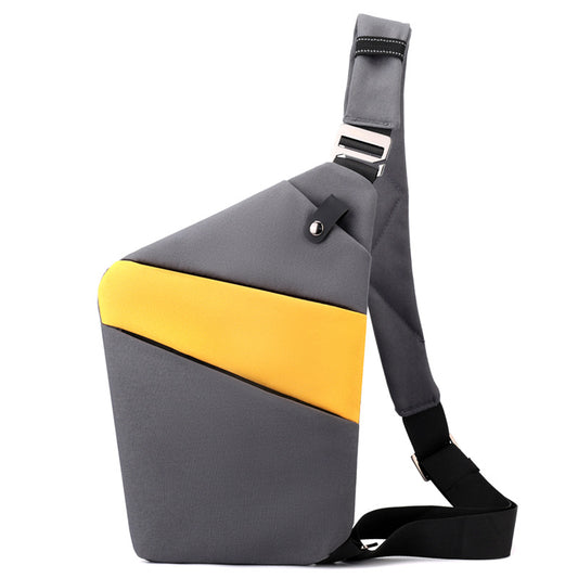 Crossbody Chest Bag with Anti-theft Design