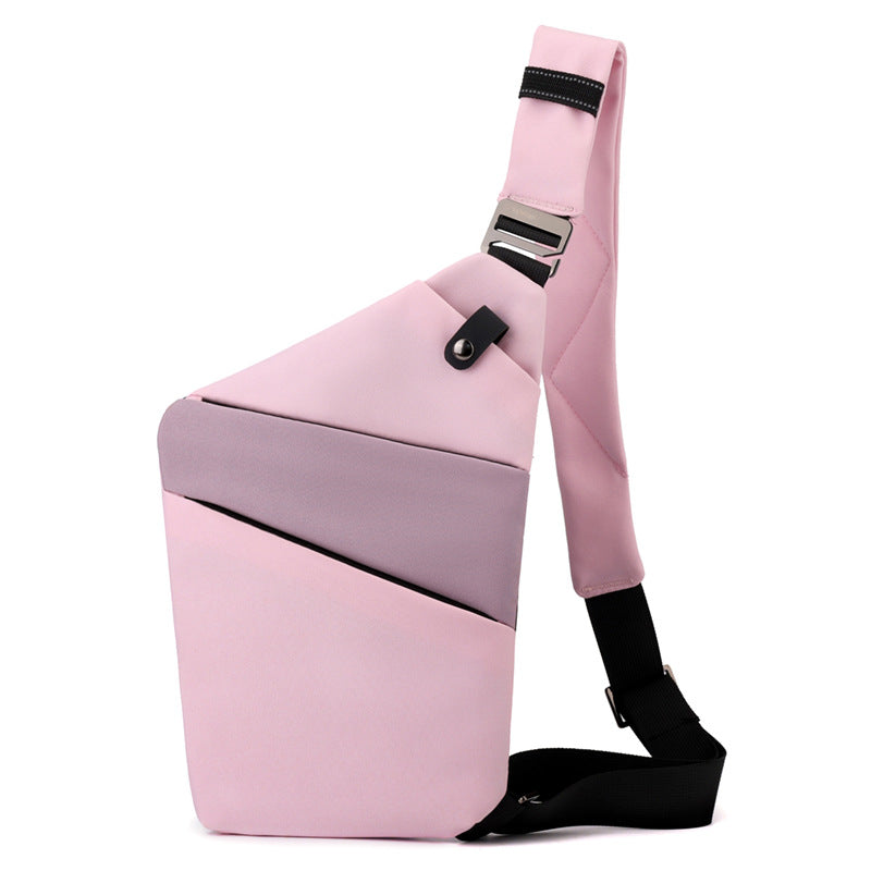 Crossbody Chest Bag with Anti-theft Design