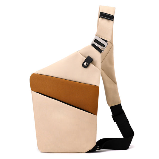 Crossbody Chest Bag with Anti-theft Design