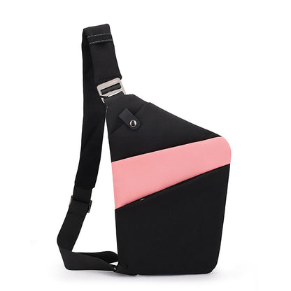 Crossbody Chest Bag with Anti-theft Design
