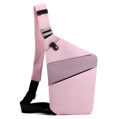 Crossbody Chest Bag with Anti-theft Design