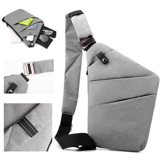 Crossbody Chest Bag with Anti-theft Design