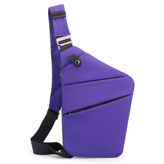 Crossbody Chest Bag with Anti-theft Design