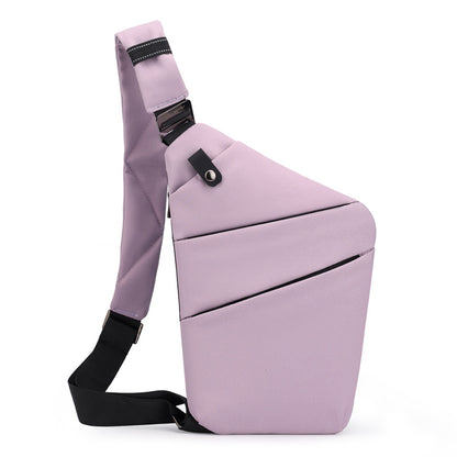 Crossbody Chest Bag with Anti-theft Design