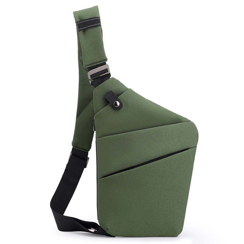 Crossbody Chest Bag with Anti-theft Design